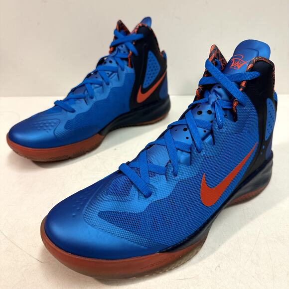 NWOT Nike Zoom Hyperenforcer PE Russell Westbrook OKC Thunder Blue Orange 11 - Picture 5 of 15